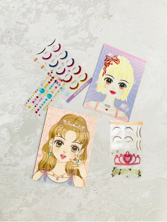 استیکرارایشی چهره