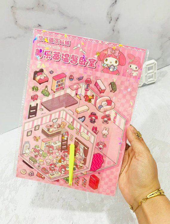 استیکر 3 بعدی ملودی