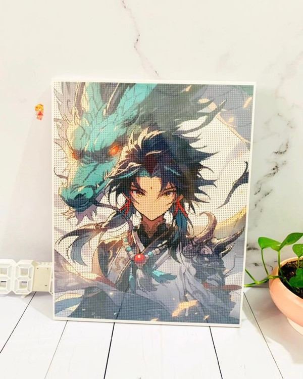 نقاشی الماسی بومی ۴۰*۵۰