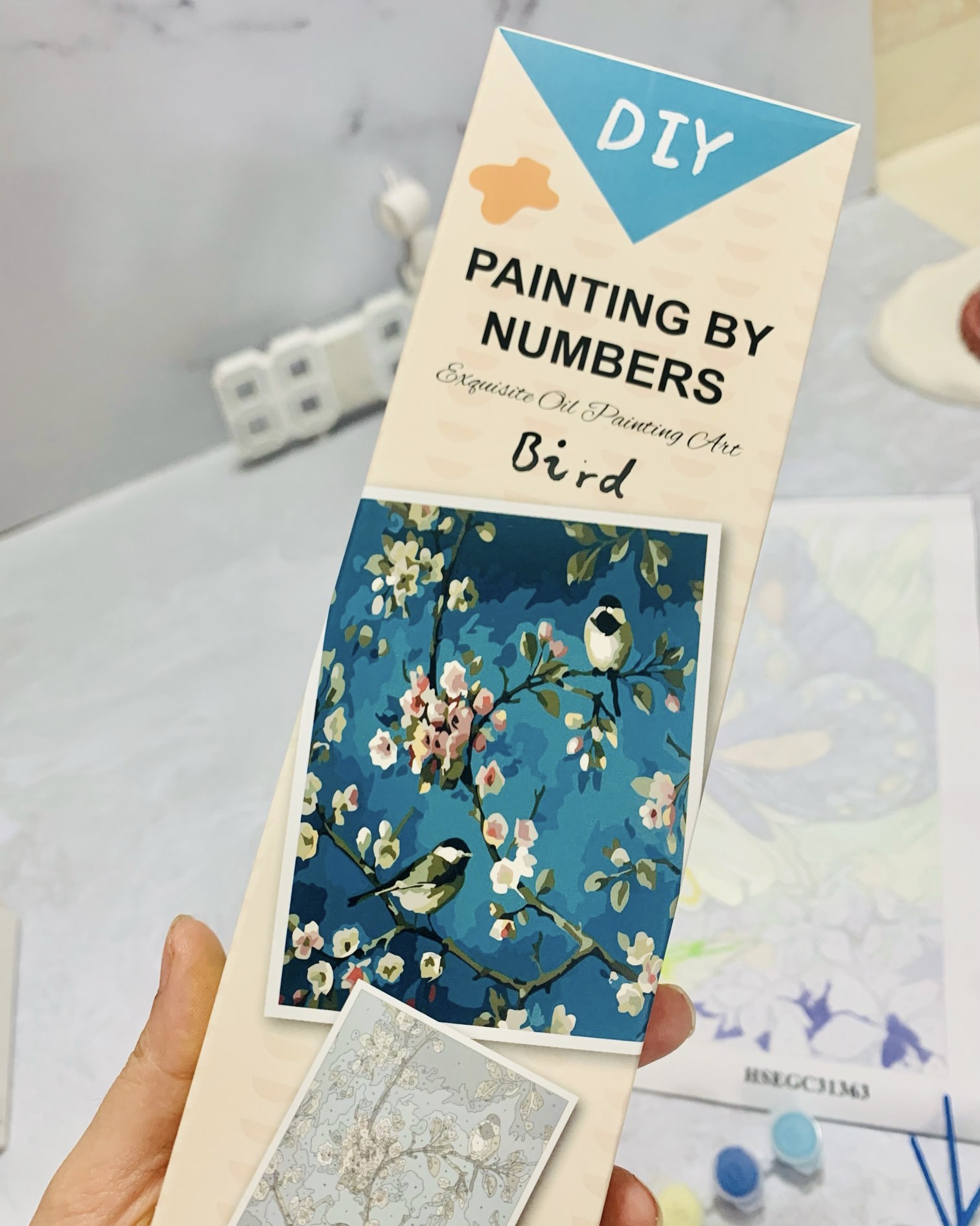 نقاشی شماره ای ابرنگی