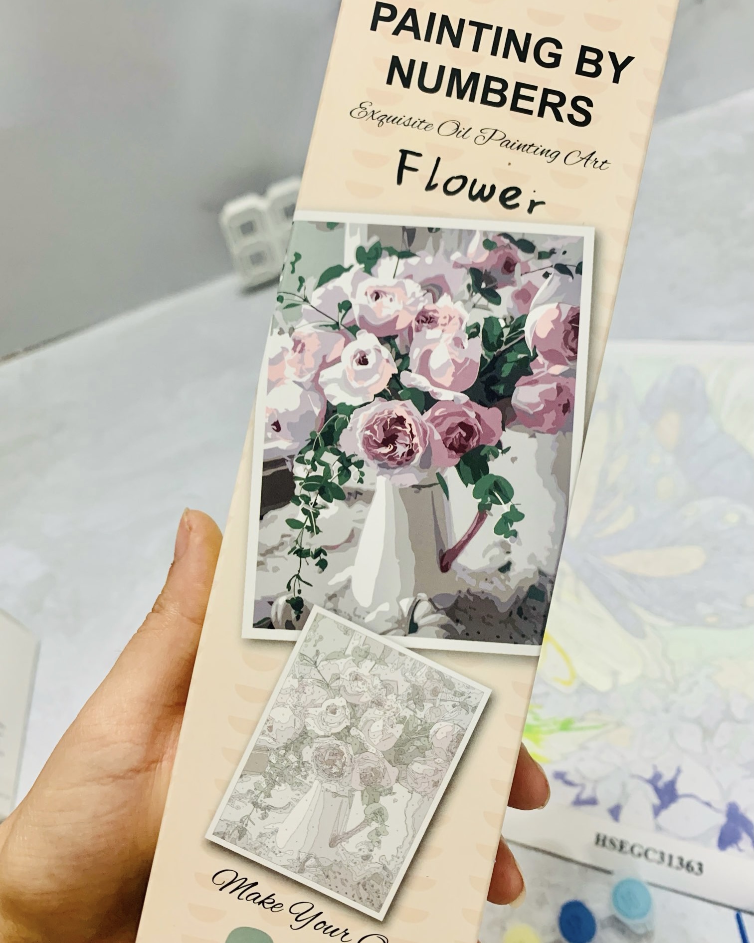 قاشی با گواش شماره ای