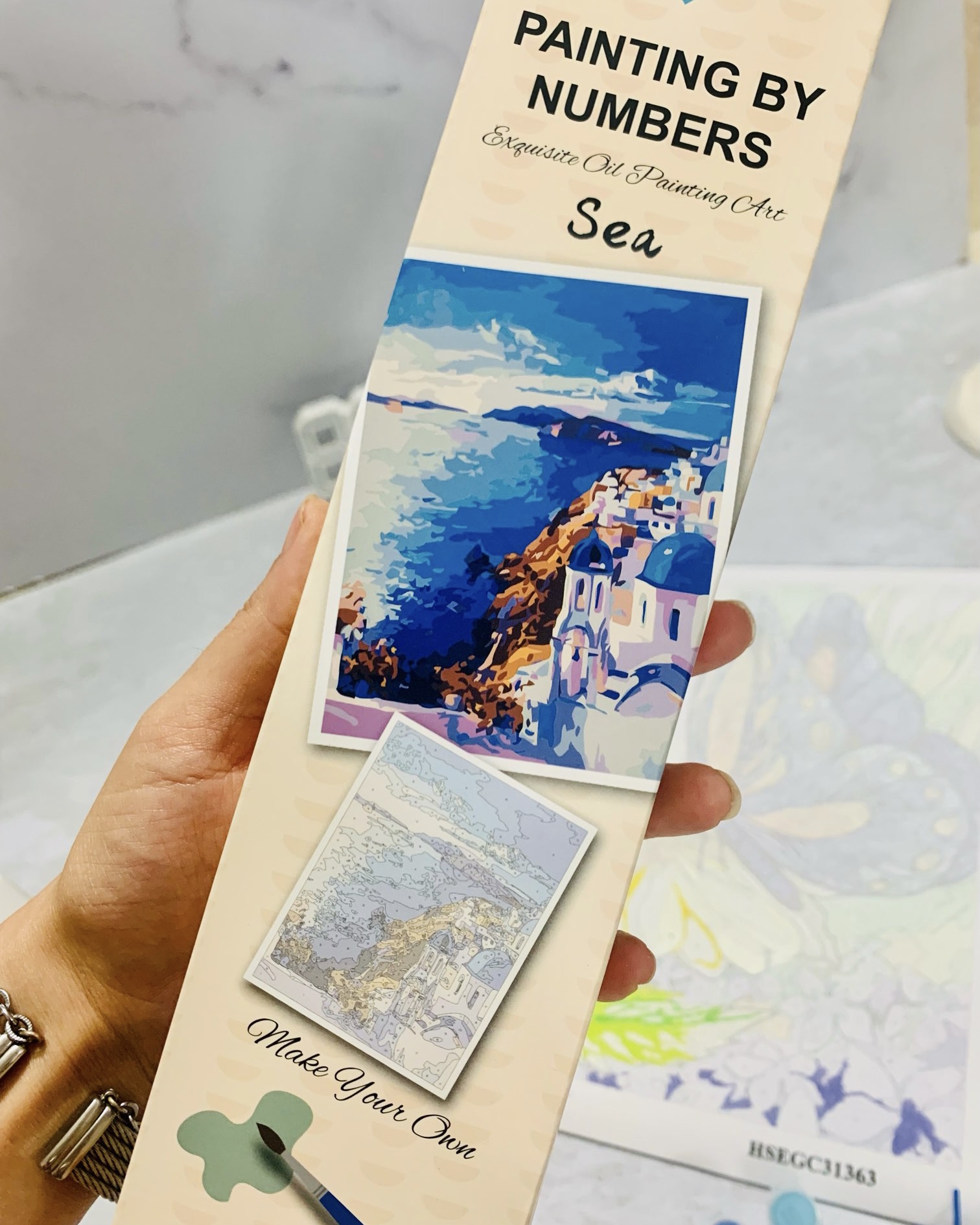 نقاشی منظره با گواش