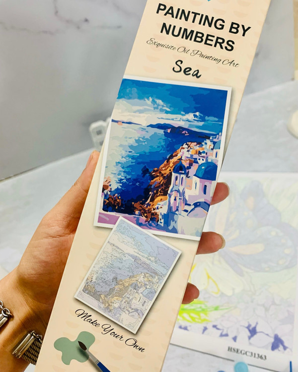 نقاشی منظره با گواش