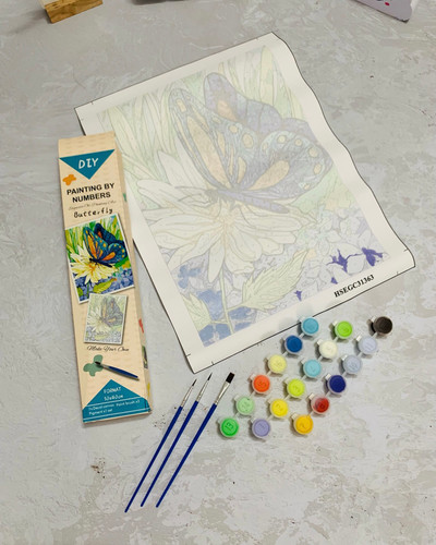 نقاشی شماره ای ابرنگی