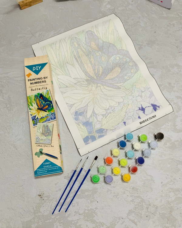 نقاشی شماره ای ابرنگی