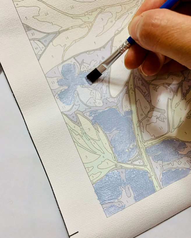 نقاشی با قلم و گواش