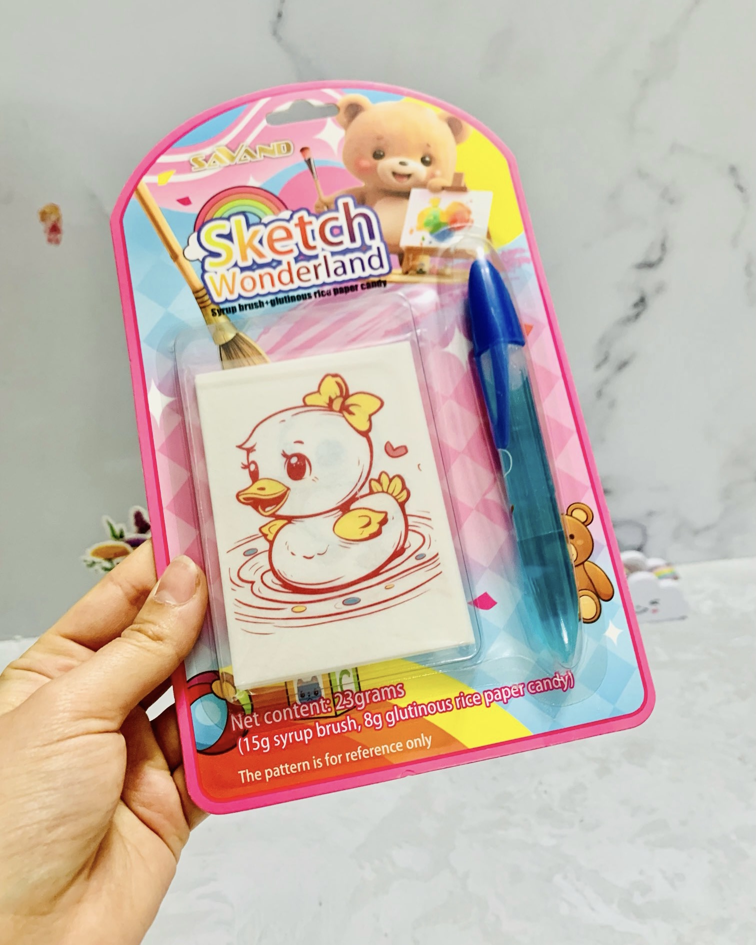 کاغذ خوراکی با خودکار