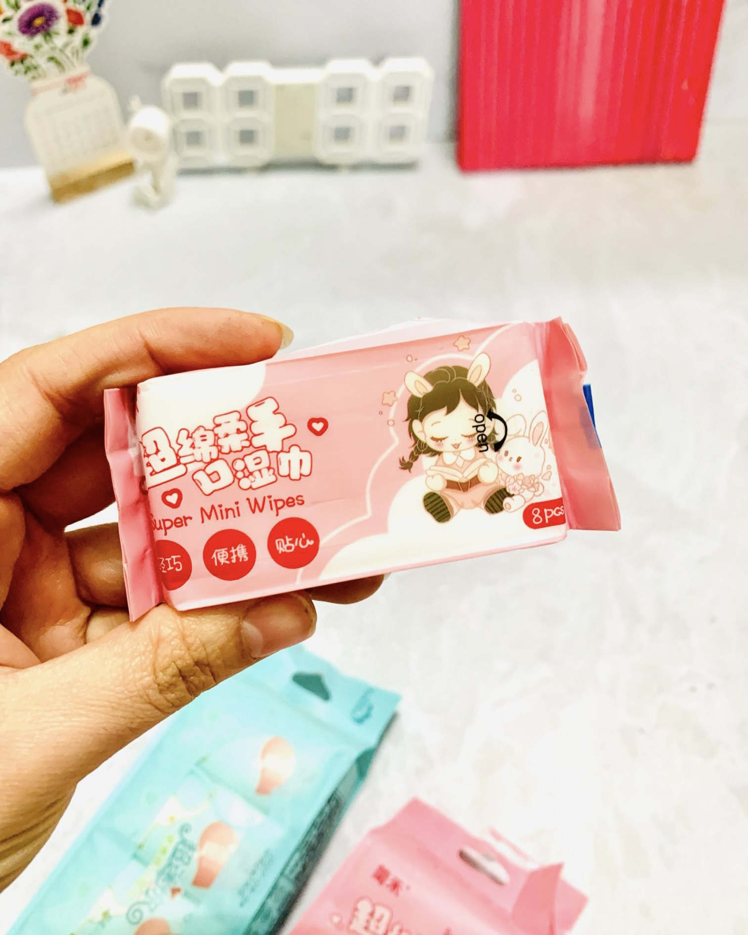 مینی دستمال مرطوب