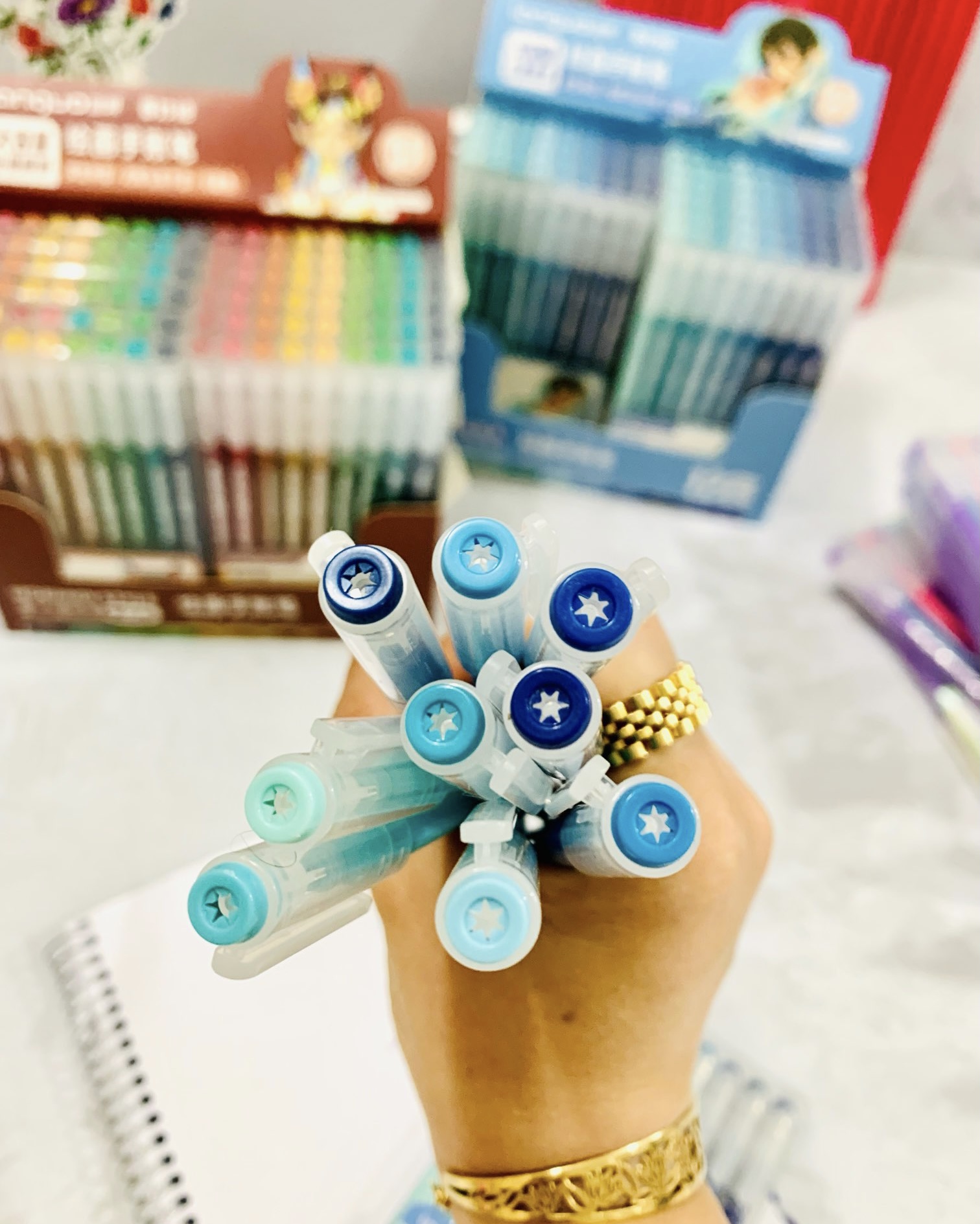 پک‌رواننویس ۹ رنگ‌وارداتی