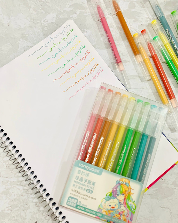 رواننویس وارداتی لانگو طیف رنگین کمان