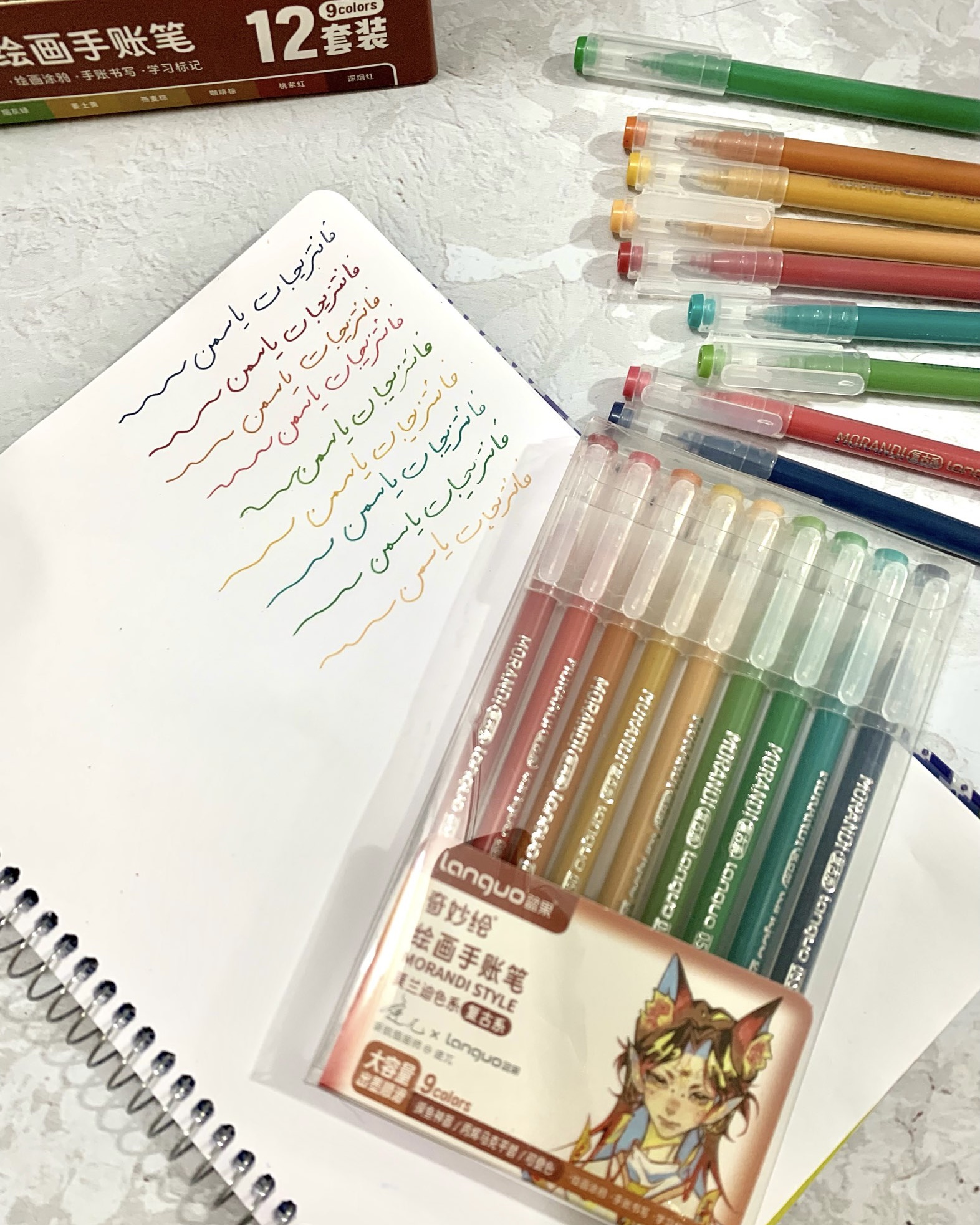 پک‌رواننویس ۹ رنگ‌وارداتی