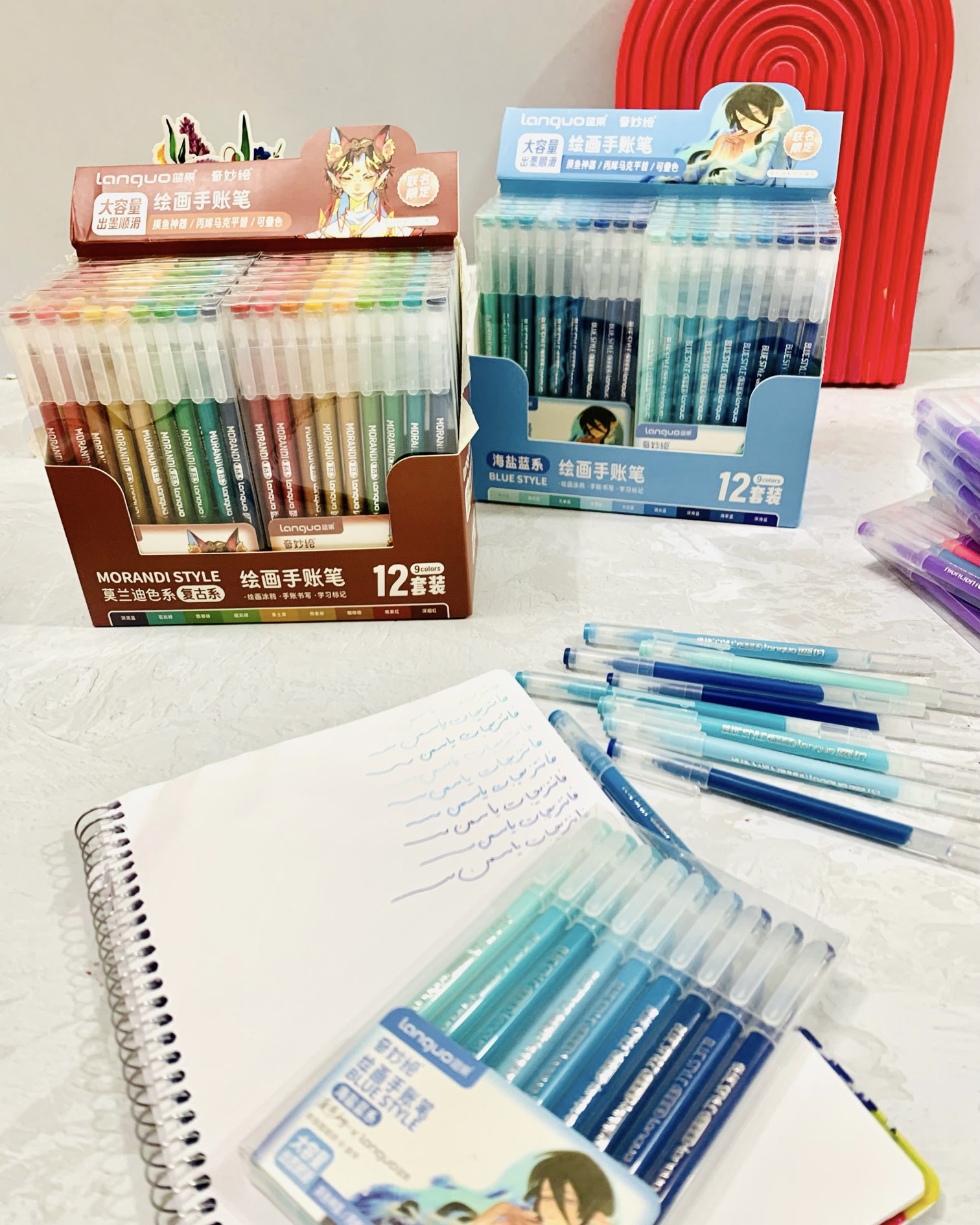 پک‌رواننویس ۹ رنگ‌وارداتی