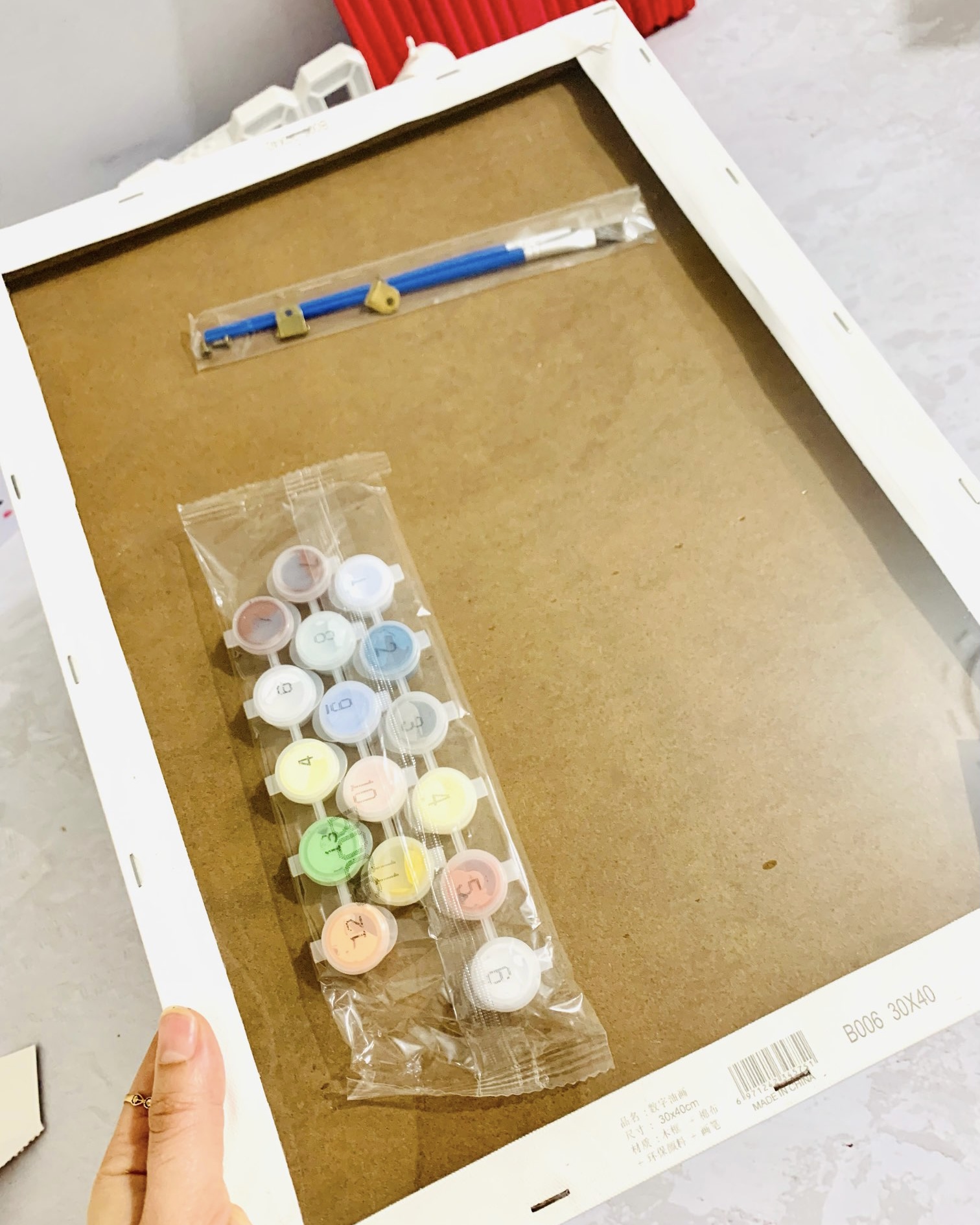 بوم نقاشی با اعداد