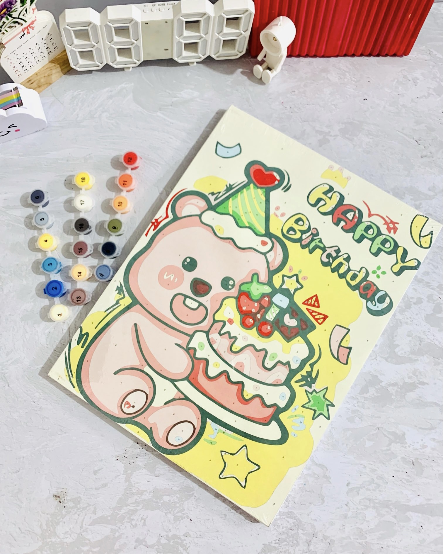 بوم نقاشی با اعداد