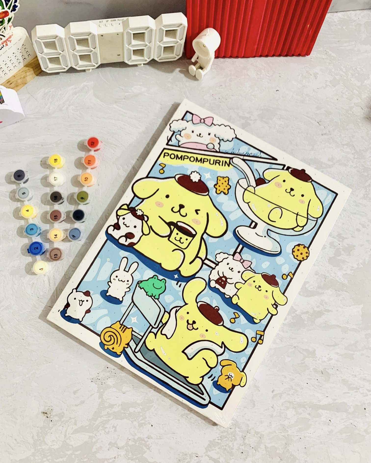 بوم نقاشی با اعداد