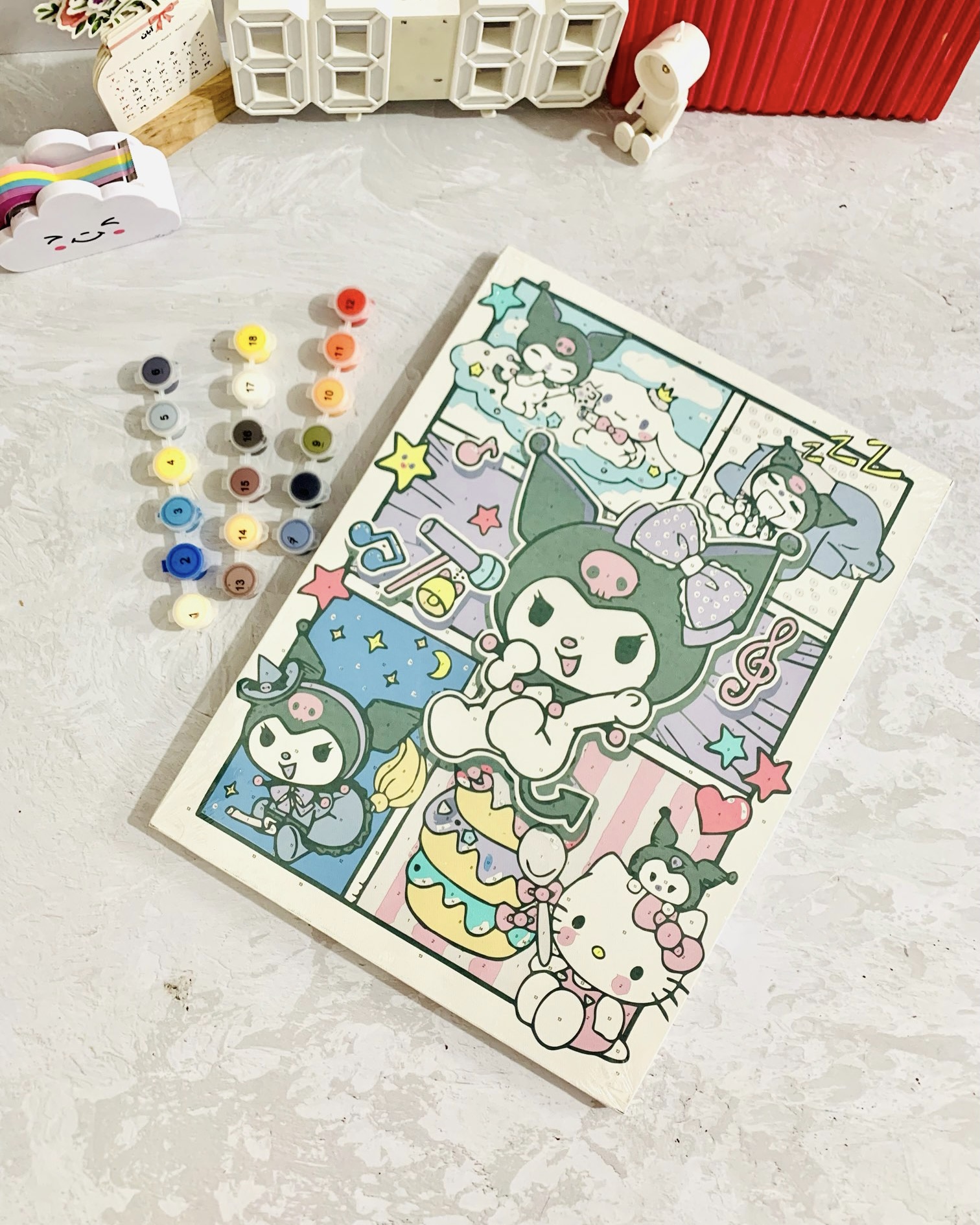 بوم نقاشی با اعداد