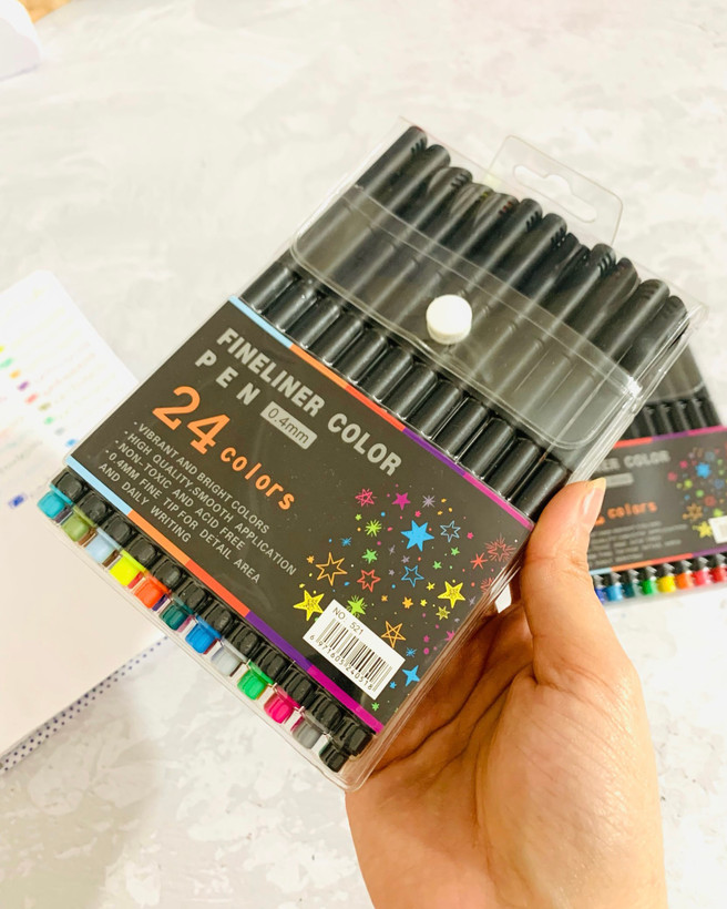 خودکار نوک نمدی ۲۴ رنگ