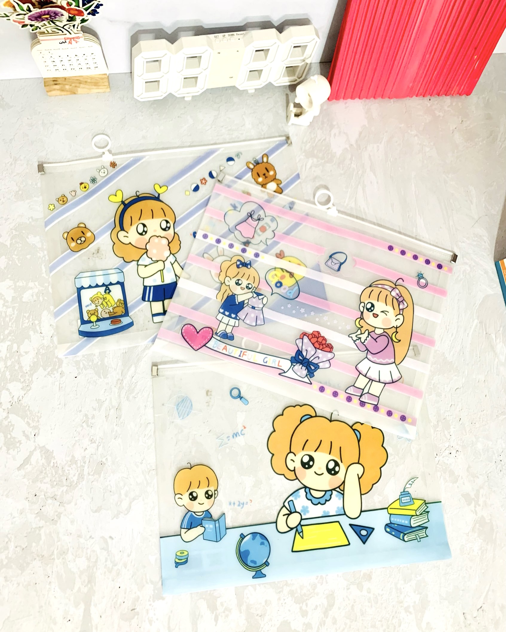 پوشه زیپدار A4