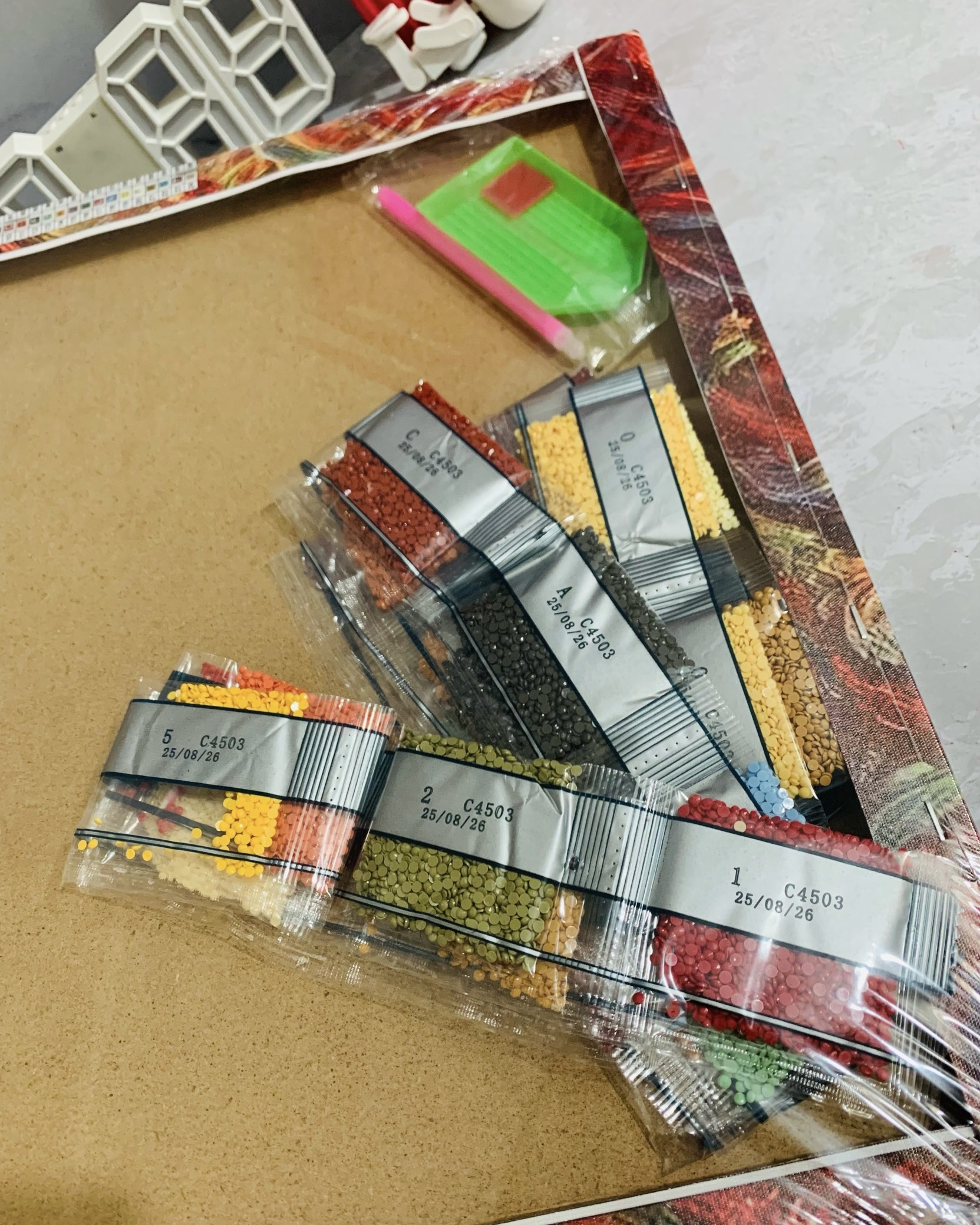 نقاشی الماسی بومی بزرگسال