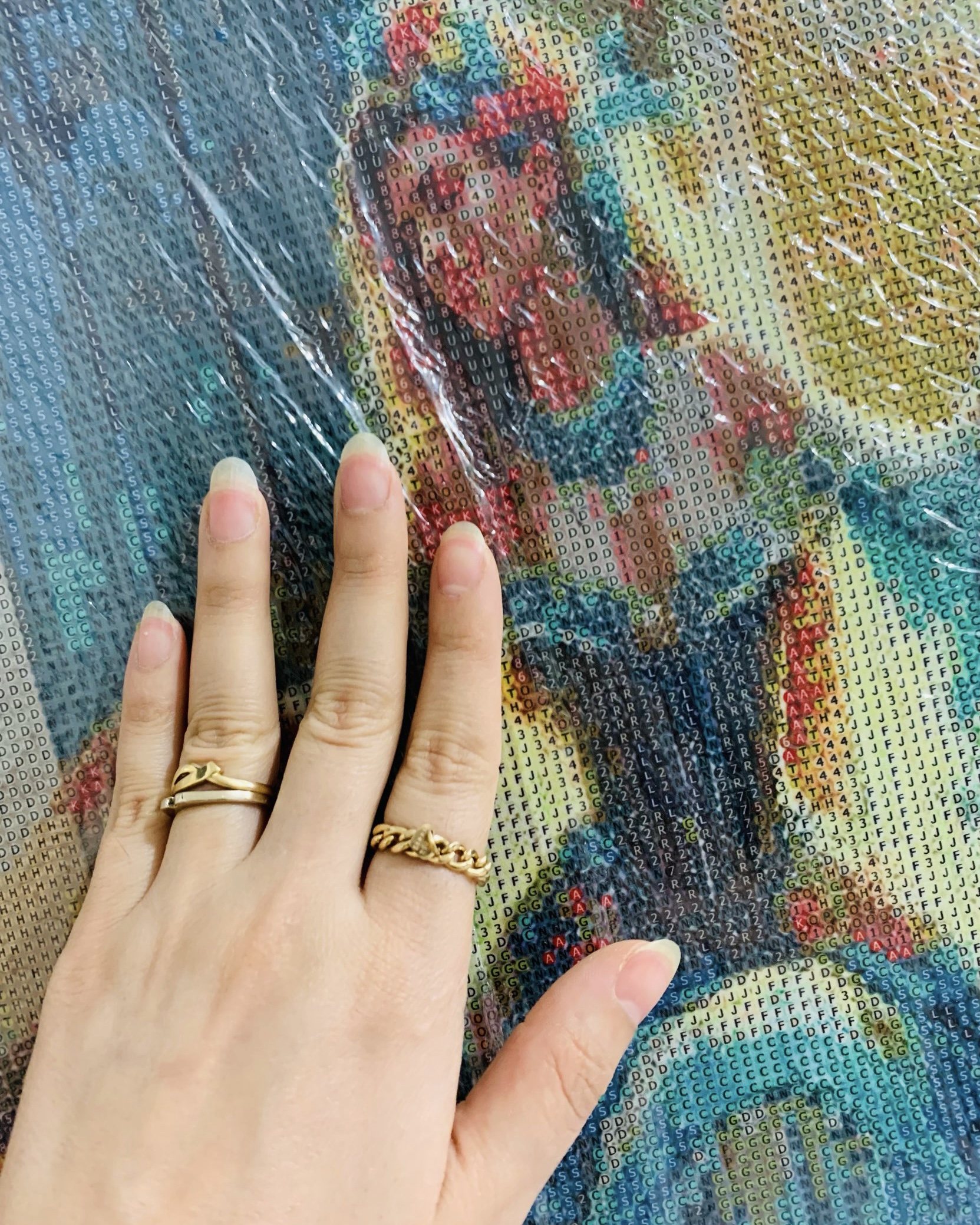 نقاشی الماسی بومی بزرگسال