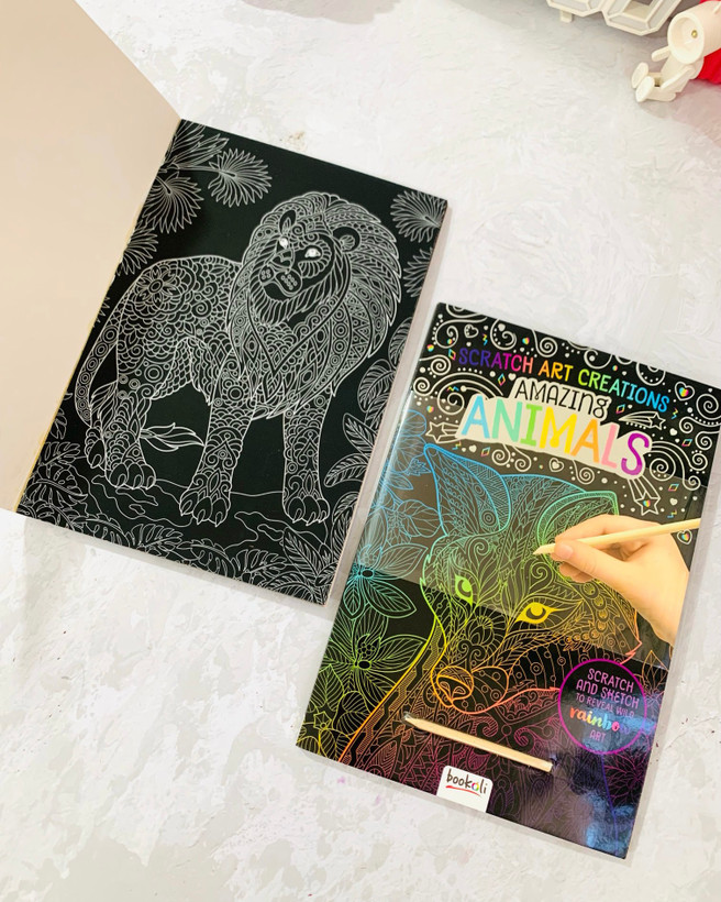 دفتر اسکرچ برد بزرگسال ۱۲ برگ